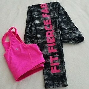 BCG Legging & Champion Reversable Sports Bra